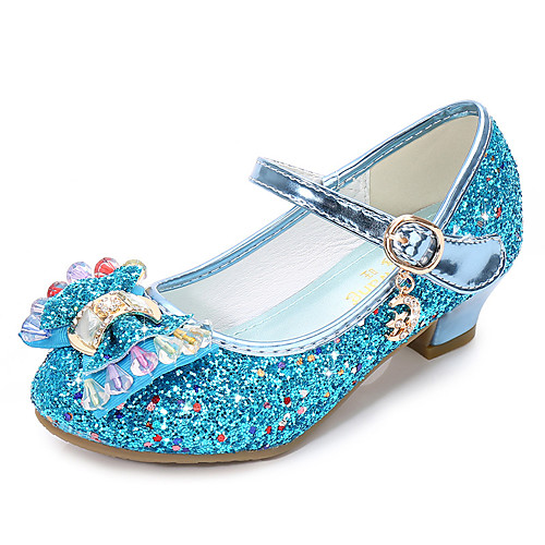 

Girls' Comfort / Flower Girl Shoes Leatherette Flats Little Kids(4-7ys) / Big Kids(7years ) Buckle / Sequin Pink / Gold / Blue Spring & Summer / TPR (Thermoplastic Rubber) / EU37