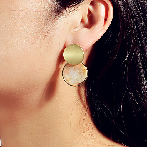 

Women's Earrings Geometrical Fashion Wedding Boho Earrings Jewelry Gold For Engagement Vacation Birthday Beach Festival 1 Pair