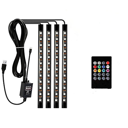 

ZDM 0.33m Light Sets 48 LEDs SMD5050 1Set Mounting Bracket 20-key Music Sound Controller 1 set RGB Waterproof USB New Design USB Powered / Suitable for Vehicles / Self-adhesive