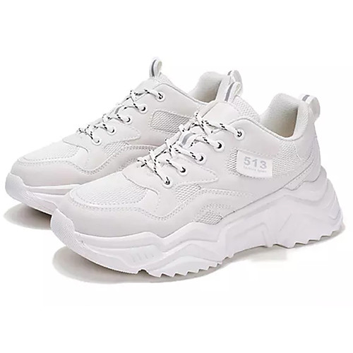 

Women's Trainers / Athletic Shoes Summer Flat Heel Round Toe Sporty Athletic Mesh / PU Walking Shoes Yellow / Beige / Gray