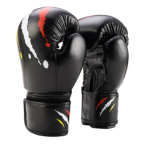 

Pro Boxing Gloves Boxing Gloves For Boxing Martial Arts Mittens Protective PU(Polyurethane) Black White Red