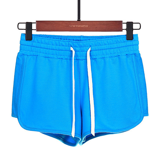 

Women's Basic Loose Shorts Pants - Solid Colored White Black Blue S / M / L