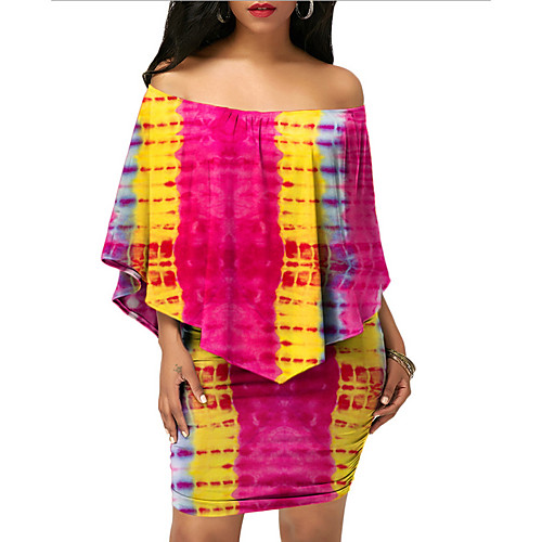 

Women's Basic Set - Rainbow, Print Skirt