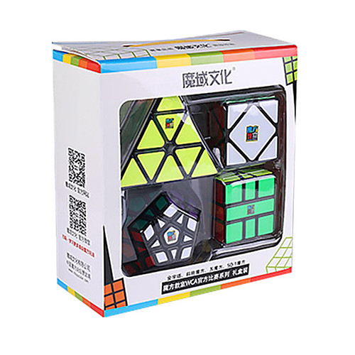 

Speed Cube Set 4 PCS Magic Cube IQ Cube Pyramid Alien Megaminx 333 Magic Cube Puzzle Cube Professional Level Stress and Anxiety Relief Focus Toy Classic & Timeless Kid's Adults' Toy All Gift