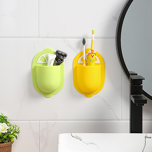 

Cartoon Creative Punch-free Silicone Storage Rack Cute Sucker Suction Wall Mount Holder Random Color