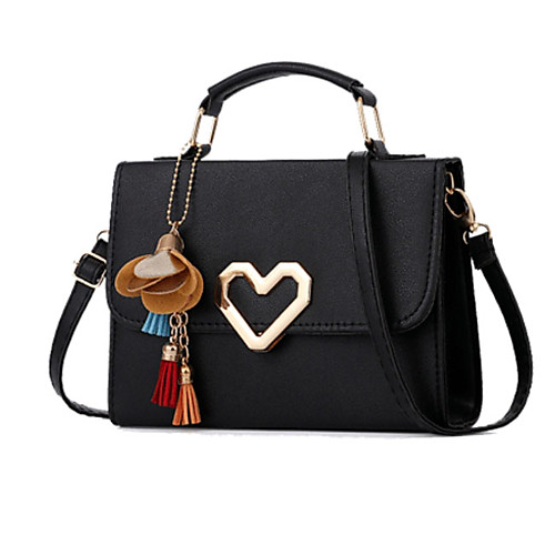 

Women's PU Crossbody Bag Solid Color Blushing Pink / Red / Sky Blue