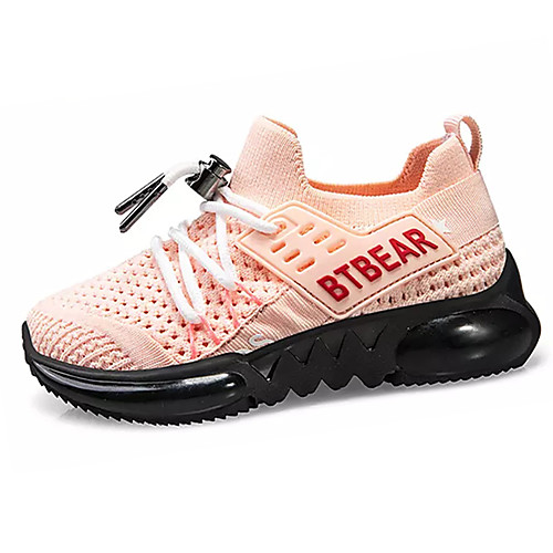 

Boys' / Girls' Comfort Knit / Elastic Fabric Trainers / Athletic Shoes Little Kids(4-7ys) Running Shoes Pink / Dark Blue / Gray Summer