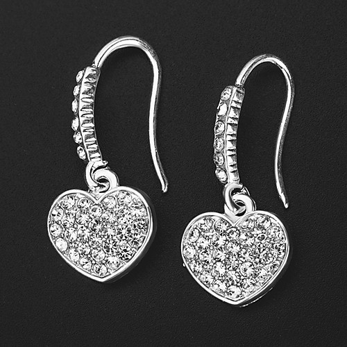 

Women's Earrings Holiday Wedding Birthday Romantic Earrings Jewelry Silver For Date Street Festival 1 Pair