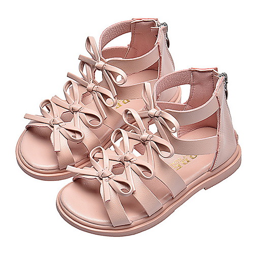 

Girls' Comfort PU Sandals Marten Sandals Little Kids(4-7ys) Black / Pink / Beige Summer