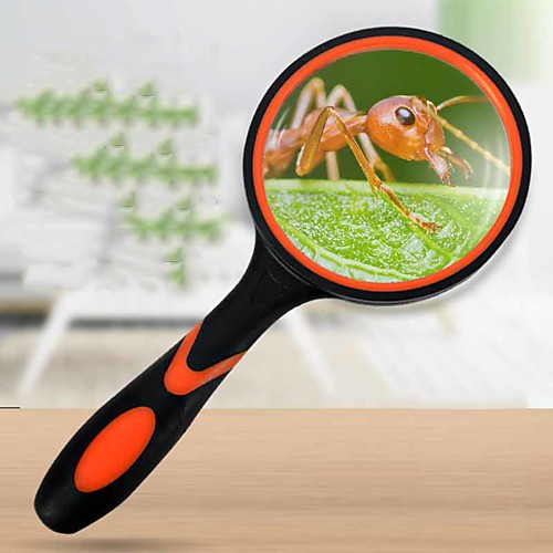 

Magnifier Magnifying Glass Set Handheld High Magnification with Lighting Function 20 X Reading Inspection 100 mm ABSPC Outdoor Indoor Seniors