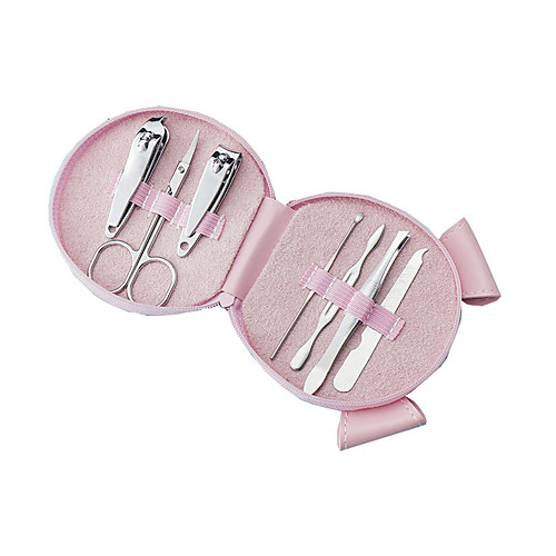 

7 pcs Stainless Steel Multi Function Best Quality Trendy Romantic Office / Career Daily Nail Art Tool for Finger Nail Toe Nail
