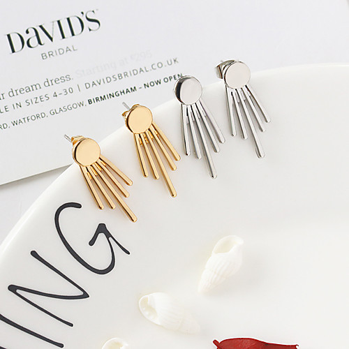 

Women's Earrings Holiday Wedding Birthday Romantic Earrings Jewelry Gold / Silver For Date Street Festival 1 Pair