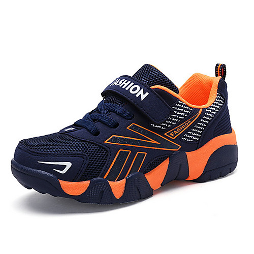 

Boys' Comfort Mesh Trainers / Athletic Shoes Big Kids(7years ) White / Orange / Blue Spring