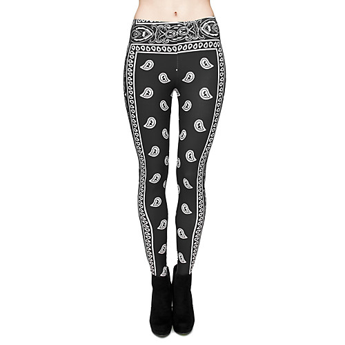 

Women's Yoga Pants 3D Print Black Elastane Yoga Running Fitness Tights Leggings Sport Activewear Quick Dry Tummy Control Butt Lift Moisture Wicking High Elasticity Skinny