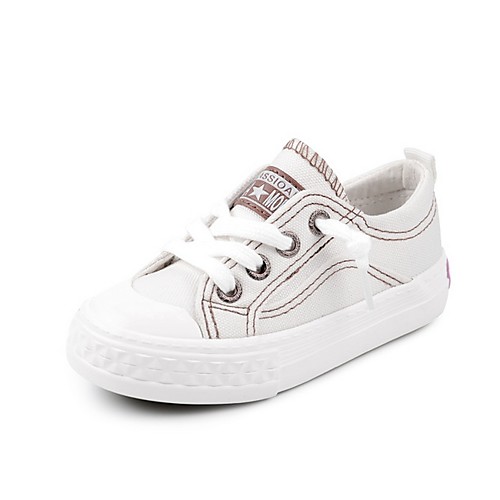 

Boys' Comfort Canvas Sneakers / Flats Big Kids(7years ) White / Black / Yellow Spring