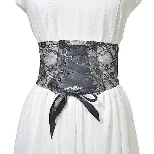 

Metalic / Lace Wedding / Party / Evening Sash With Belt Women's Sashes