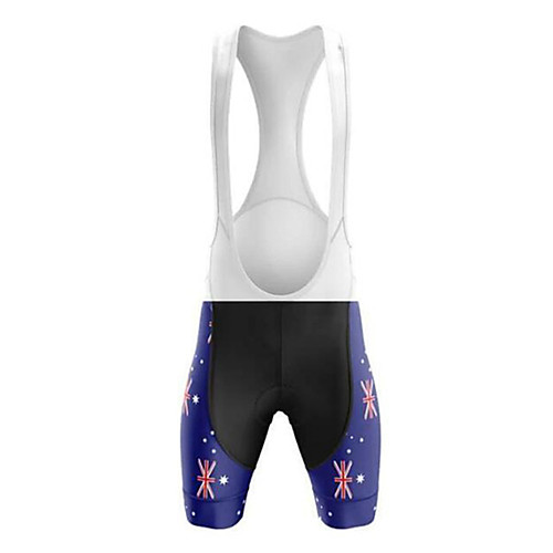 

21Grams Men's Cycling Bib Shorts Bike Bottoms Quick Dry Sports Black / Blue Mountain Bike MTB Road Bike Cycling Clothing Apparel Bike Wear / Stretchy