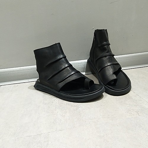 

Men's Summer Outdoor Sandals PU Black