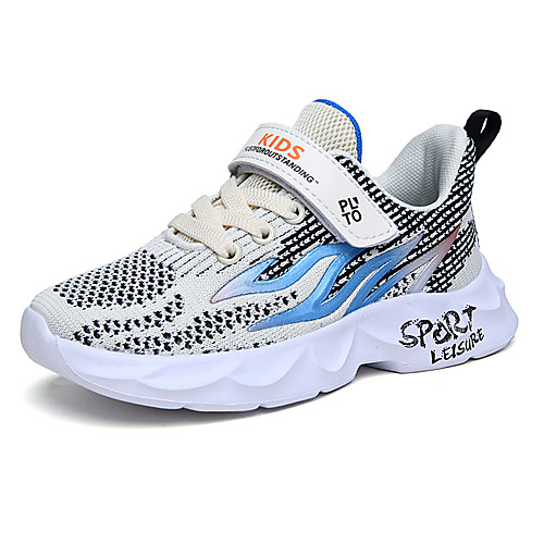 

Boys' Comfort Mesh Trainers / Athletic Shoes Little Kids(4-7ys) / Big Kids(7years ) Running Shoes / Walking Shoes Beige / Dark Blue Summer / Fall / Color Block