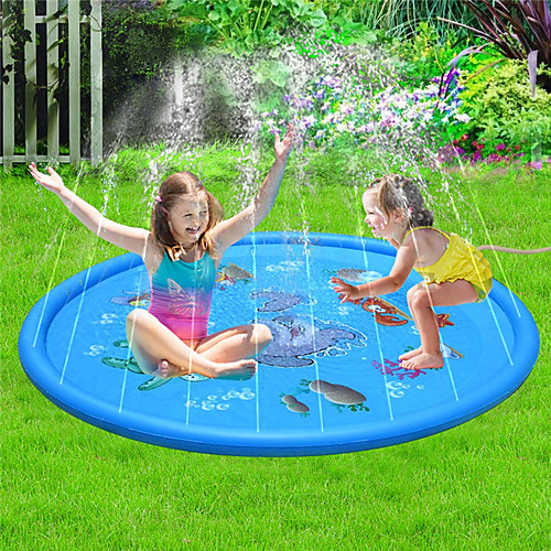 

Splash Pad Sprinkler for Kids Water Toys Inflatable Pool Kiddie Baby Pool Inflatable Swimming Pool Inflatable PVC Summer Shark Outdoor Pool 68 Inch Boys and Girls Summer Water Play Toys for Kids