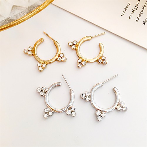 

Women's Earrings Holiday Wedding Birthday Romantic Earrings Jewelry Gold / Silver For Date Street Festival 1 Pair