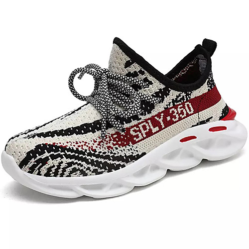 

Boys' Comfort Knit / Elastic Fabric Trainers / Athletic Shoes Big Kids(7years ) Running Shoes Black / Pink / Orange Spring