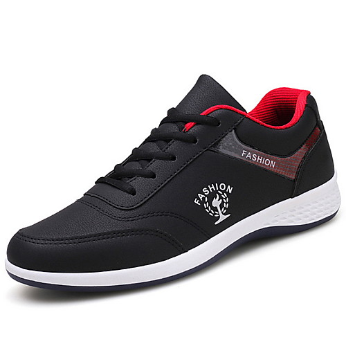

Men's Fall Casual Daily Trainers / Athletic Shoes PU Black / Blue