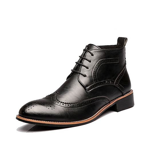 

Men's Summer Outdoor Boots PU Non-slipping Black / Brown