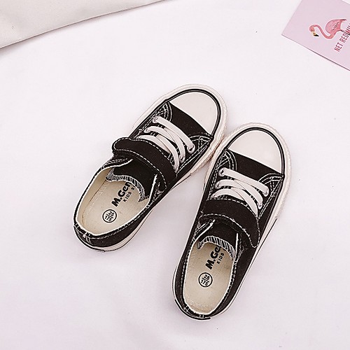 

Boys' Comfort Canvas Sneakers / Flats Big Kids(7years ) White / Black / Red Spring