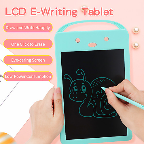

LCD Writing Tablet, 8.5 Inch Colorful Toddler Doodle Board Drawing Tablet, Erasable Reusable Electronic Drawing Pads, Educational and Learning Toy for 3-6 Years Old Boy and Girls (Pink and Blue)