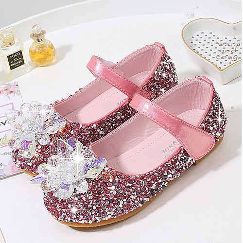 

Girls' Comfort PU Flats Little Kids(4-7ys) Pink / Silver Summer