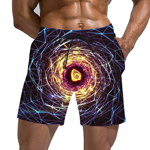 

Men's Sporty Basic Daily Holiday Slim Chinos Shorts Pants - 3D Print Drawstring Summer Blue US32 / UK32 / EU40 / US34 / UK34 / EU42 / US36 / UK36 / EU44