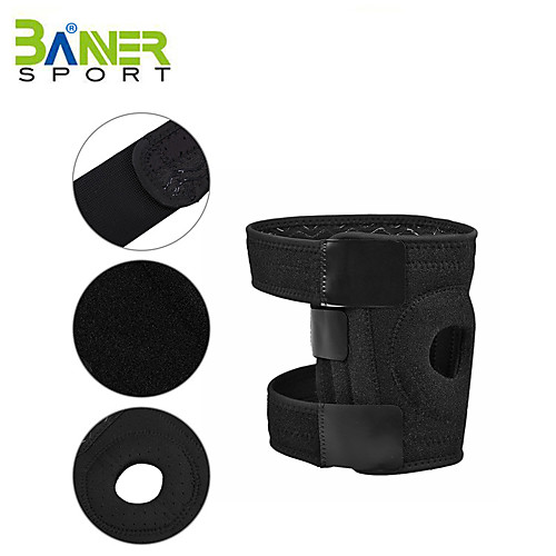 

Knee Brace / Reinforced Knee Support for Running / Camping / Hiking / Baseball Unisex Adjustable / Eases pain / Thermal / Warm Sports / Outdoor Polyester / Nylon / Rubber 1pc Black