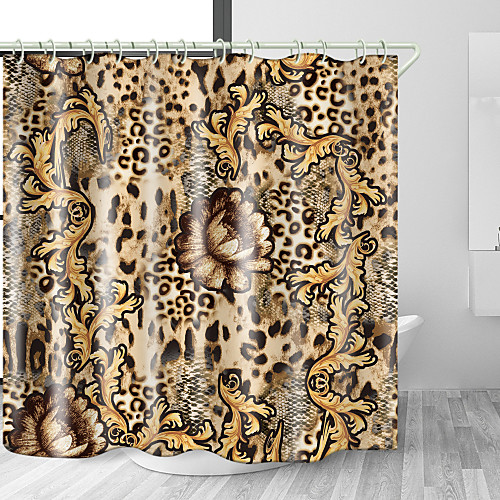 

Bathroom Shower Curtains & Hooks Rainbow Neoclassical Polyester Waterproof