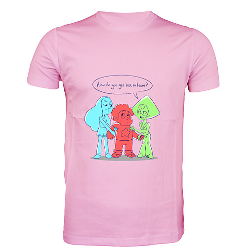 

Inspired by steven universe Cosplay Costume T-shirt Polyster Print Printing T-shirt For Men's