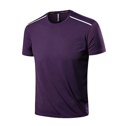 

Men's Solid Colored T-shirt Daily Sports Round Neck White / Black / Blue / Purple / Green / Light Green / Gray / Short Sleeve