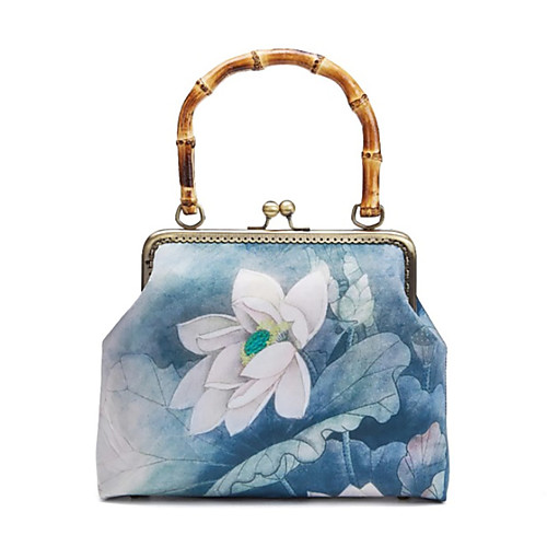 

Women's Chain Polyester Evening Bag 2020 Solid Color Blue