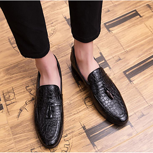 

Men's Spring & Summer Classic Daily Oxfords PU Dark Brown / Black / Burgundy