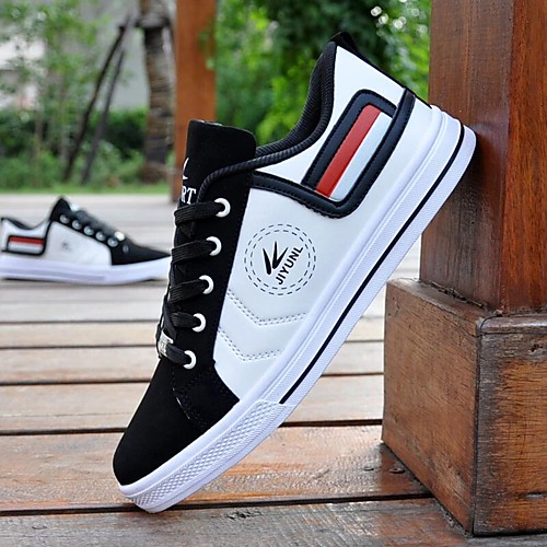 

Men's Spring / Summer Sporty / Casual Daily Office & Career Sneakers Elastic Fabric Breathable Non-slipping Wear Proof White / Black / Gold