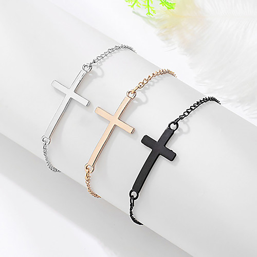 

Women's Bracelet Classic Wedding Birthday Vintage Theme European Trendy Casual / Sporty Ethnic French Alloy Bracelet Jewelry Gold / Black / Silver For Date Festival
