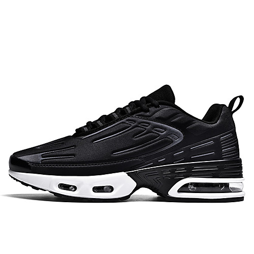 

Men's Fall Sporty / Casual Daily Outdoor Trainers / Athletic Shoes Running Shoes / Walking Shoes Mesh Breathable Non-slipping Shock Absorbing Black / Red / Green Color Block