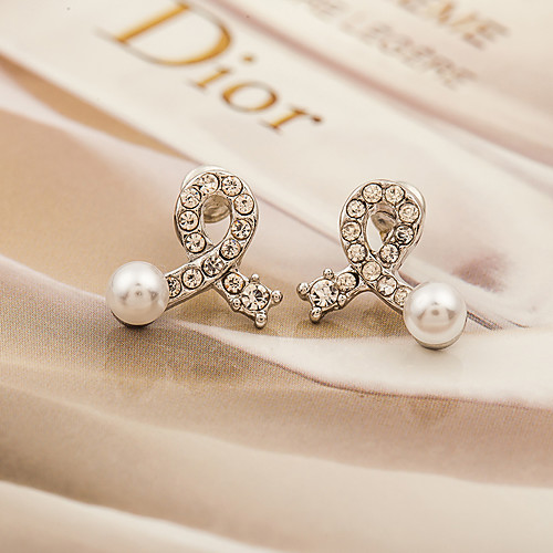 

Women's Earrings Holiday Wedding Birthday Romantic Earrings Jewelry Silver For Date Street Festival 1 Pair