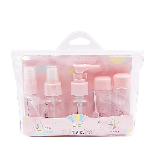 

7pcs Travel Bottle Plastic Waterproof Casual Daily