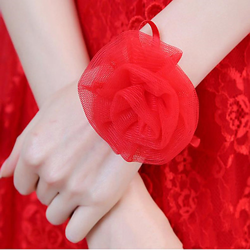 

Wedding Flowers Wrist Corsages Wedding Poly / Cotton Blend 11-20 cm