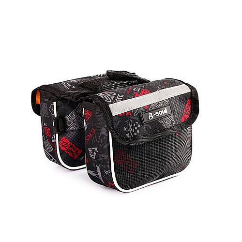 

Bike Frame Bag Top Tube 5.8 inch Cycling for Similar Size Phones Blue Black-Red Cycling / Bike Recreational Cycling