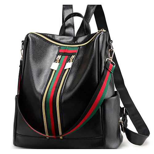 

PU Zipper Travel Bag Daily Black