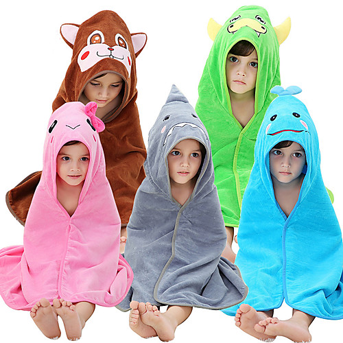 

Kid's Kigurumi Pajamas Bathrobe Oodie Monkey Onesie Pajamas Flannel Fabric Pink / Green / Blue Cosplay For Boys and Girls Animal Sleepwear Cartoon Festival / Holiday Costumes / Bath Robe / Bath Robe