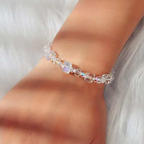 

Women's Clear Bracelet Classic Wedding Artistic Elegant Trendy Fashion French Resin Bracelet Jewelry White For Wedding Party Evening Prom Date Beach