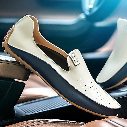 

Men's Summer Outdoor Loafers & Slip-Ons PU Non-slipping Yellow / Blue