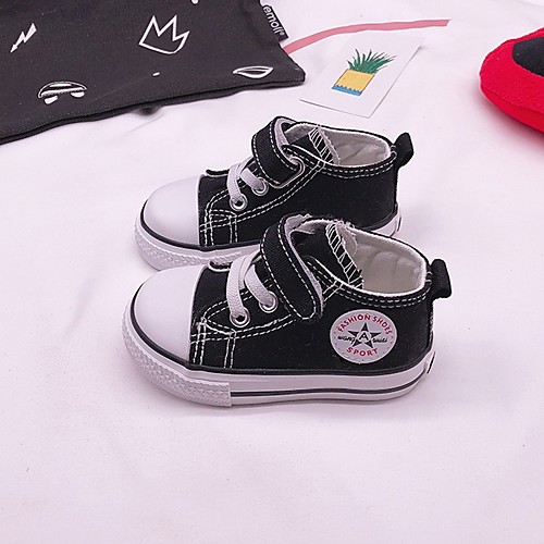 

Boys' Comfort Canvas Sneakers / Flats Big Kids(7years ) White / Black / Red Spring